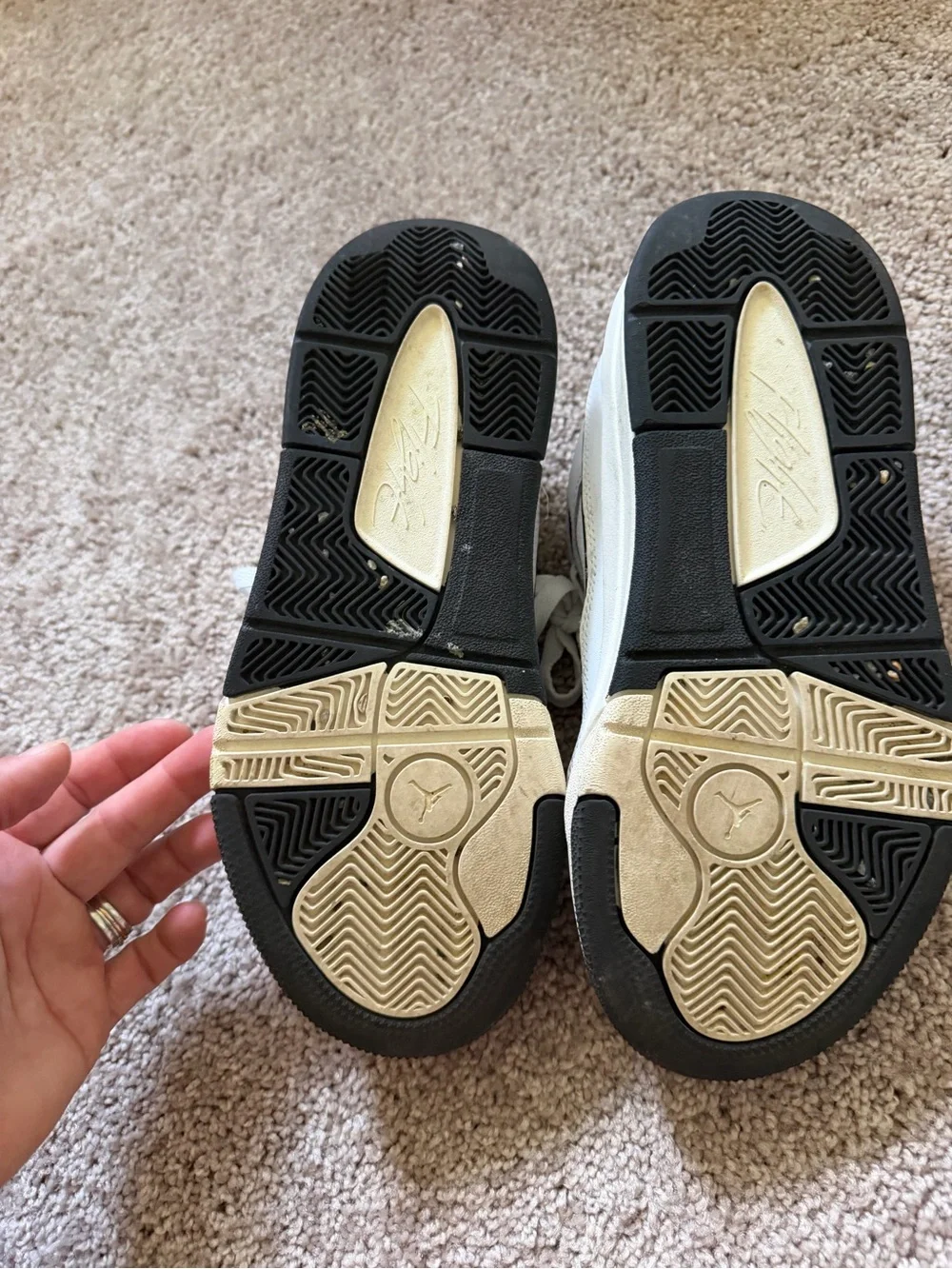 Youth Nike Jordan Flight Court White and Black Low-Top Leather Sneakers